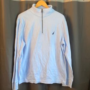 Nautica Mens Pullover Sweater Size L - light blue